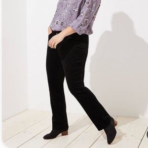 LOFT Plus Bootcut Corduroy Pants  Black